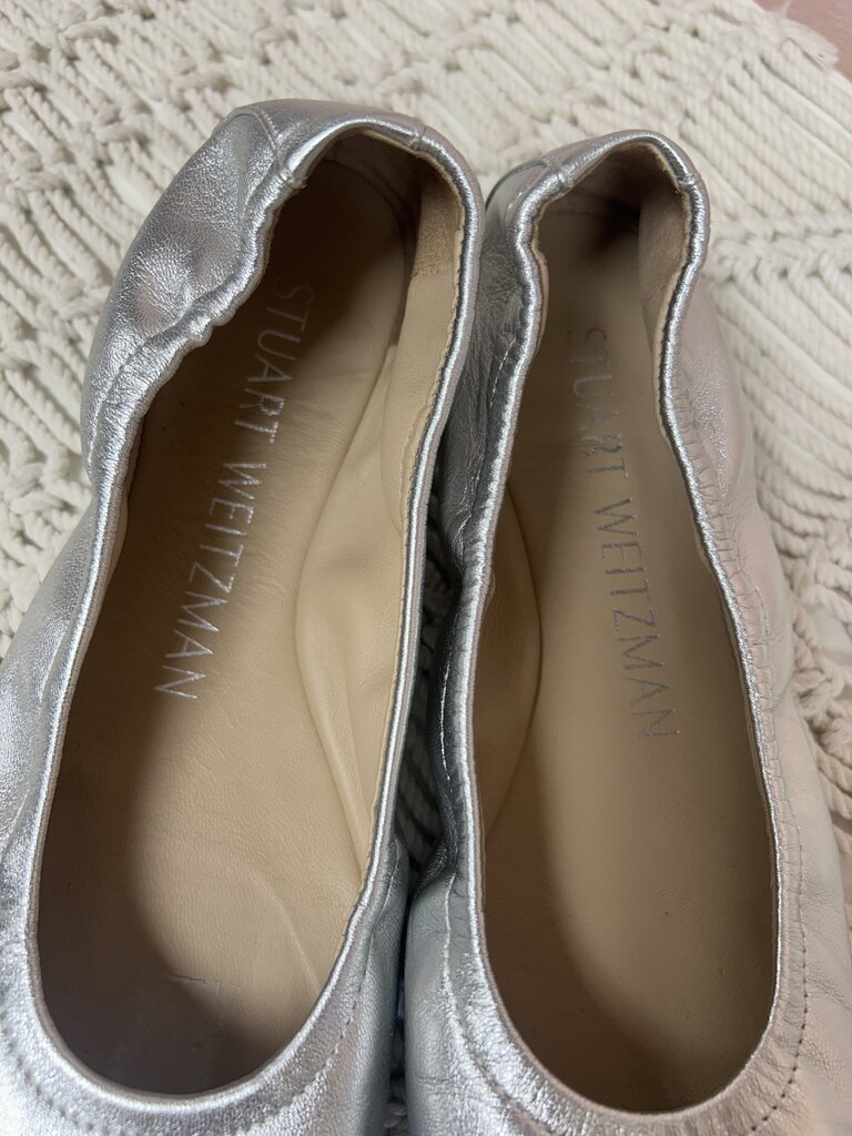 Stuart Weitzman Leather Ballet Flat