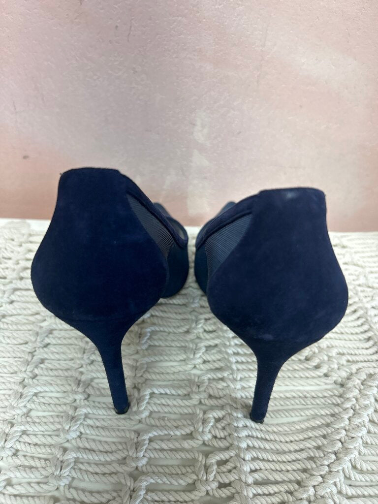 Stuart Weitzman Mesh Pointed Toe Pump