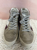 Golden Goose Glitter and Suede Hi-Top