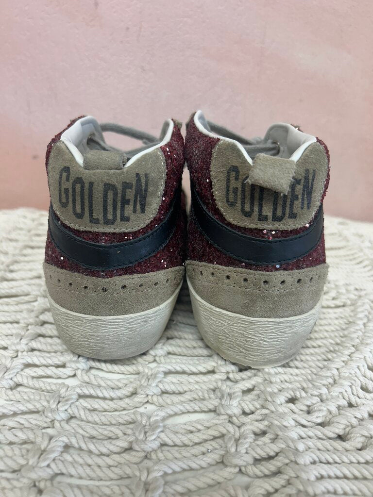Golden Goose Glitter and Suede Hi-Top
