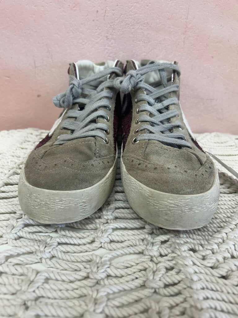 Golden Goose Glitter and Suede Hi-Top