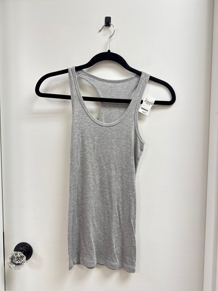 Splits59 Grey Ribbed Tank