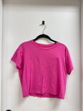 Lululemon Pink Cropped Tee