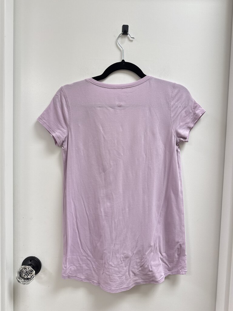 Lululemon Lilac Tie Front Tee