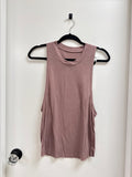 Alo Mauve Ribbed Tank