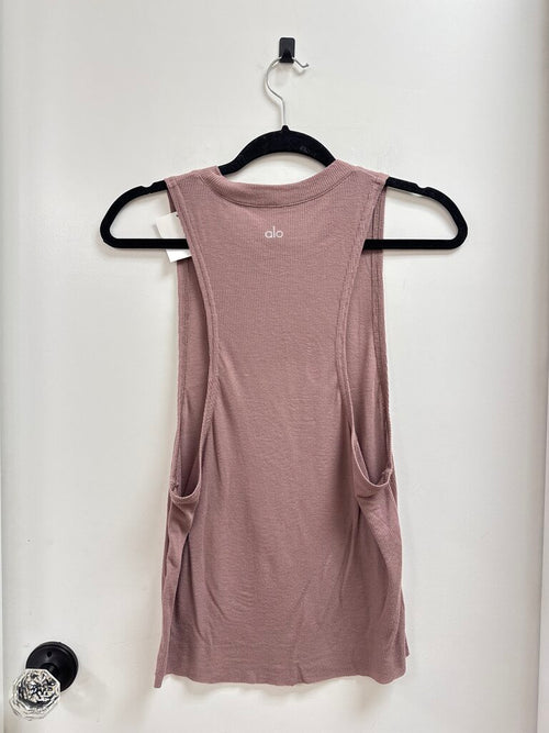 Alo Mauve Ribbed Tank