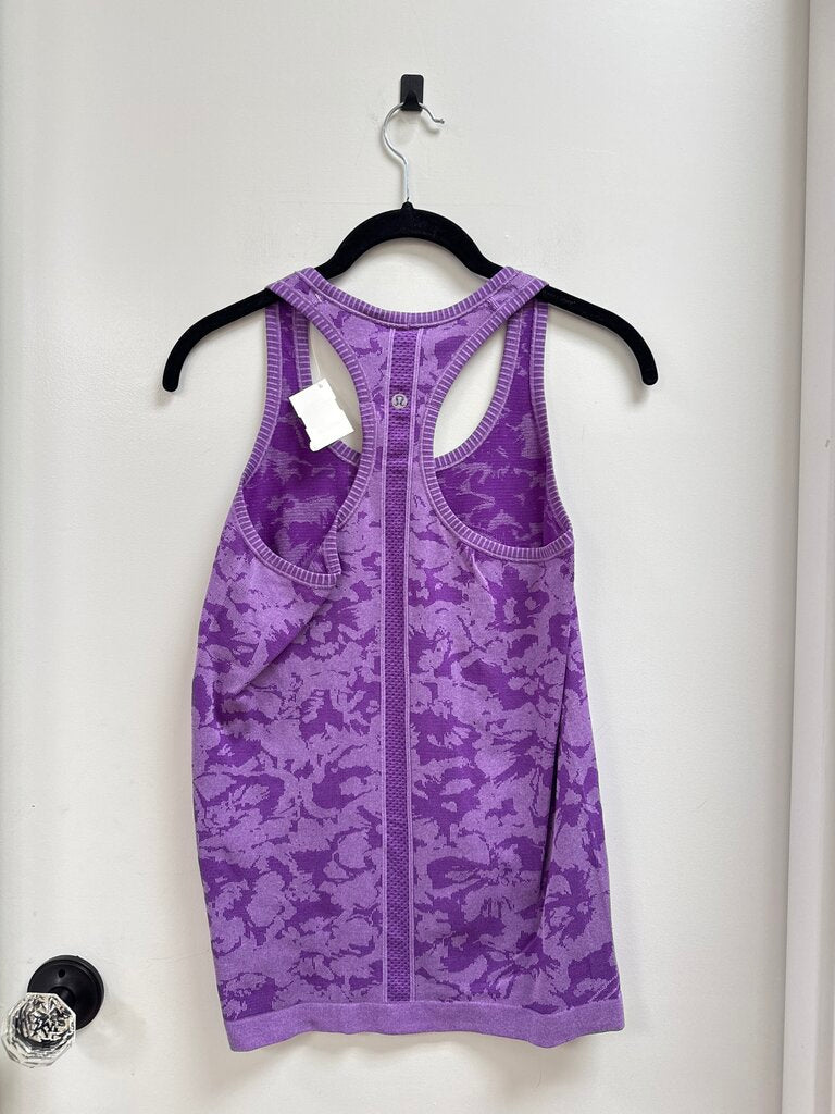Lululemon Purple Printed Logo Tank