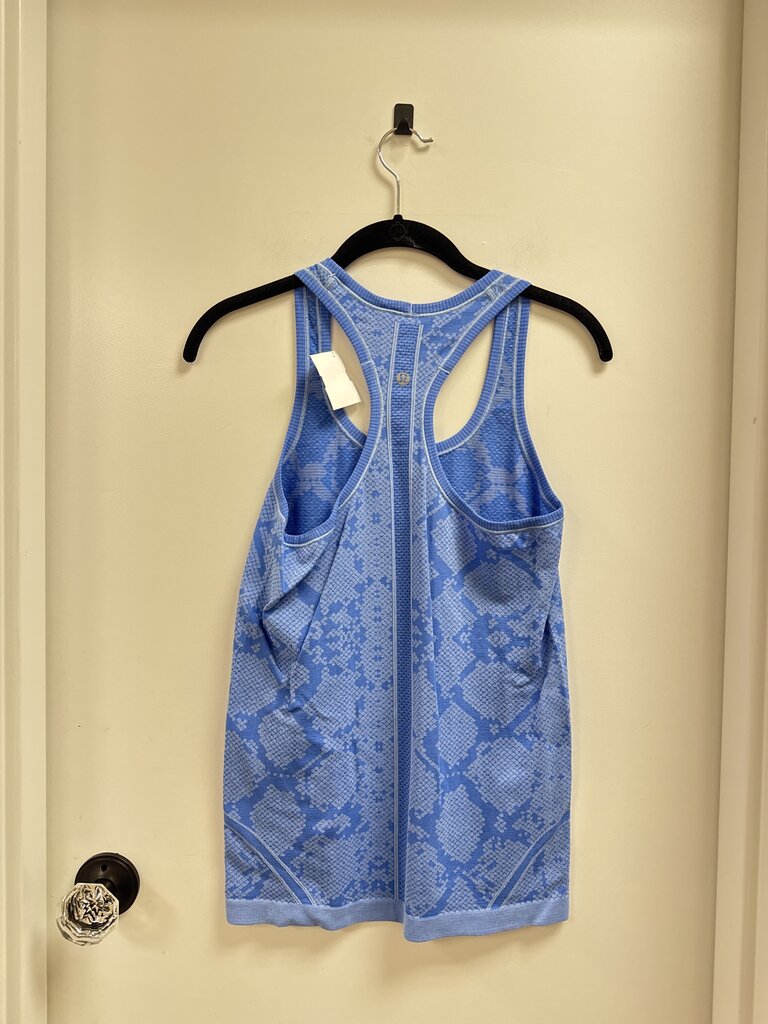 Lululemon Blue Printed Logo Tank