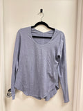 Luluelmon Blue Striped Long Sleeve Tee