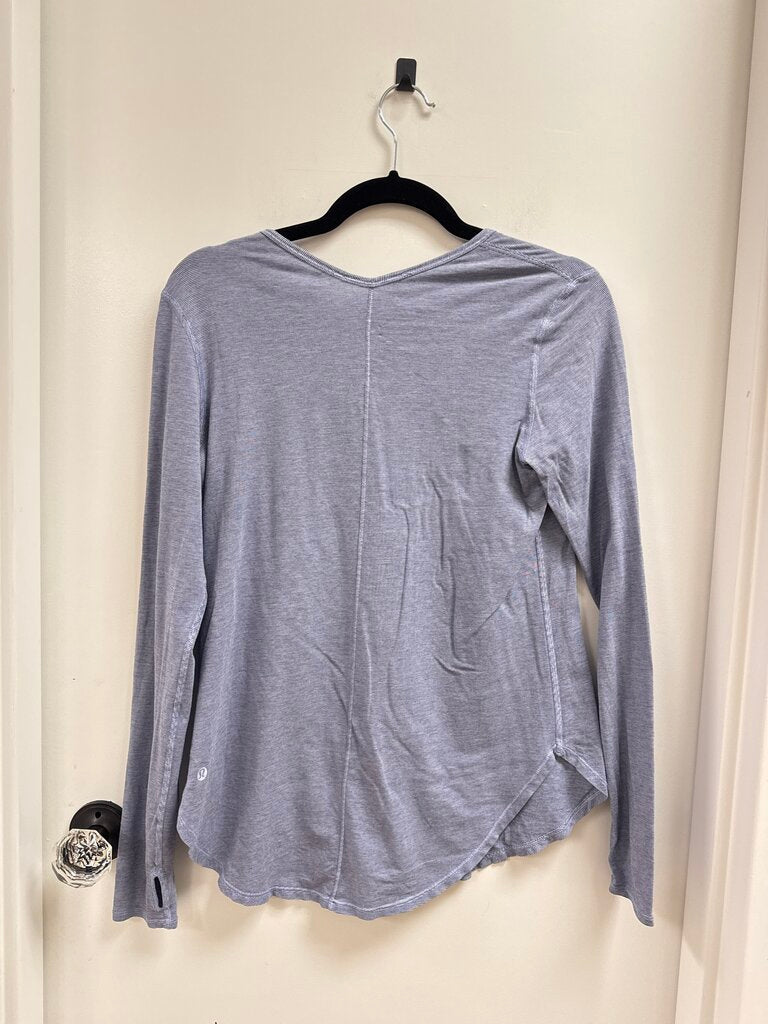 Luluelmon Blue Striped Long Sleeve Tee