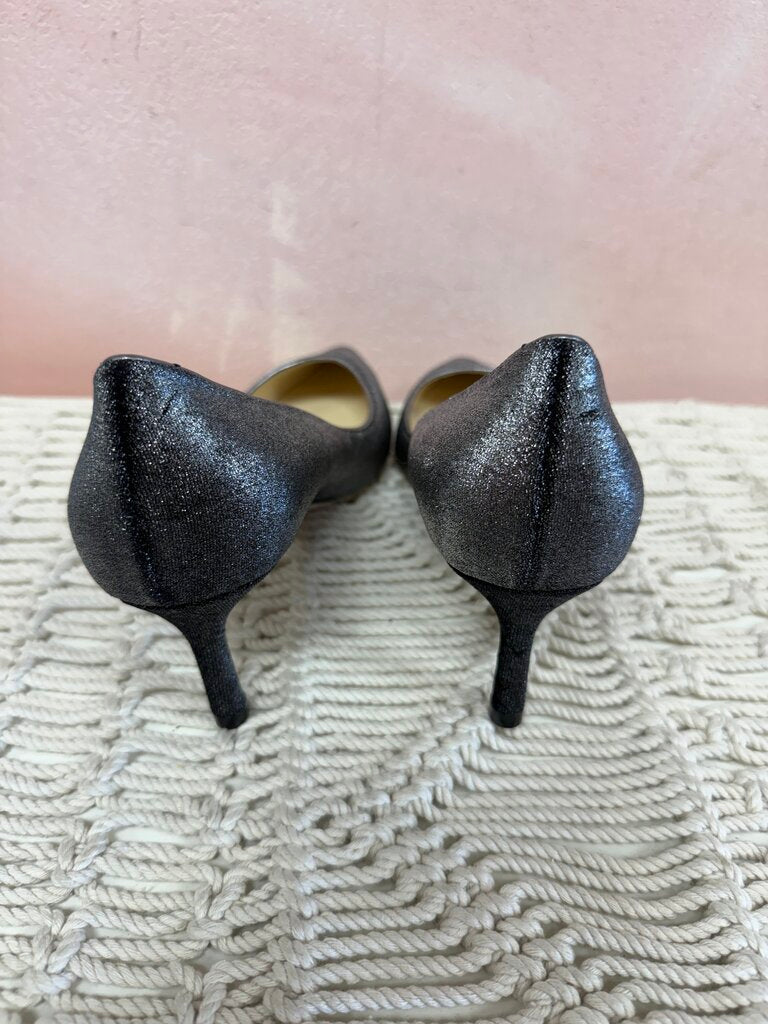 Jimmy Choo Glitter Suede Pumps