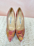 Manolo Blahnik Snakeskin Pumps