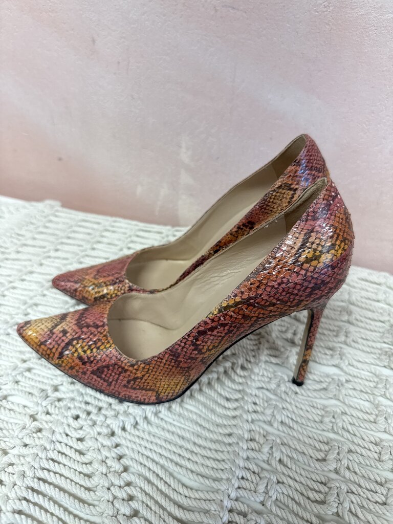 Manolo Blahnik Snakeskin Pumps