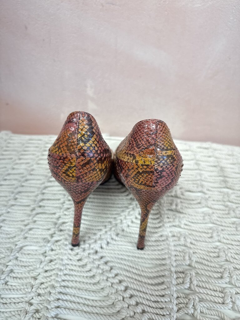Manolo Blahnik Snakeskin Pumps