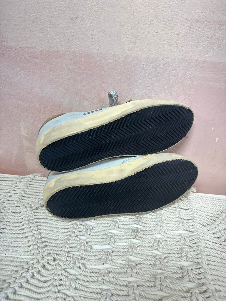 Golden Goose Cheetah Print Star Sneaker