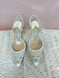 Manolo Blahnik Cutout Slingbacks
