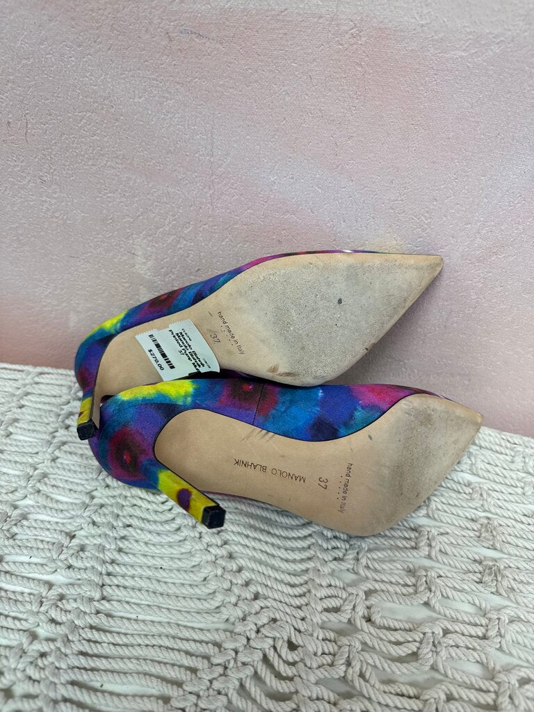 Manolo Blahnik Printed Pump