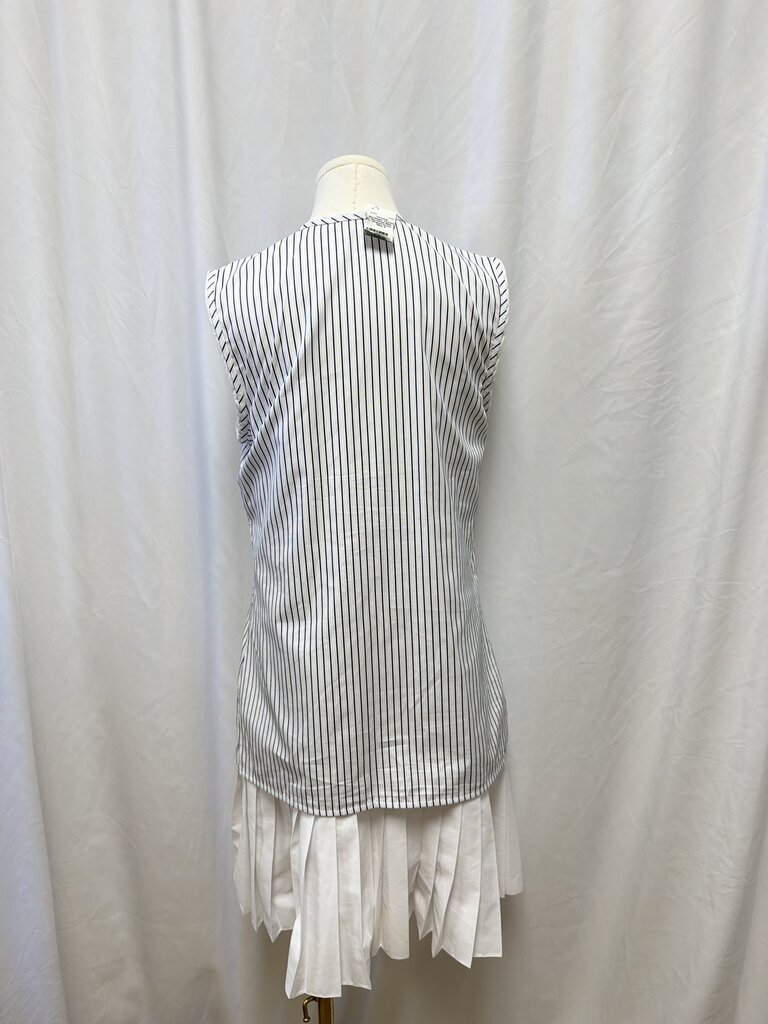 Victoria Beckham Blue Striped Dress