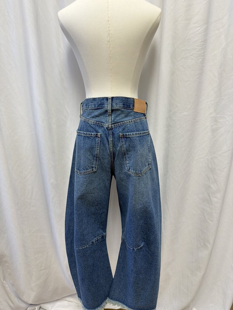 Citizens of Humanity Distressed Barrel Leg Jean