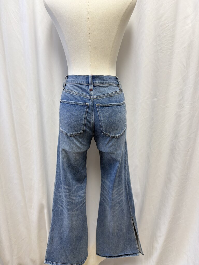 alice + olivia Blue Trouser Flare Jean