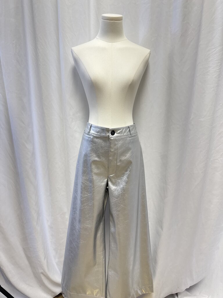 Maeve Silver Wide Leg Pant NWT