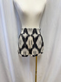 alice + olivia Black and White Ikat Shorts