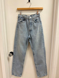 Agolde Light Wash Straight Leg Jean