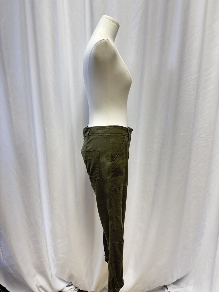 Veronica Beard Olive Cargo Style Joggers