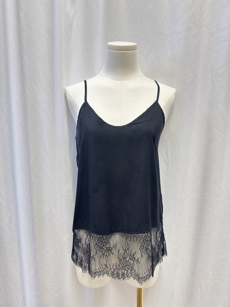 Brochu Walker Black Lace Trim Tank