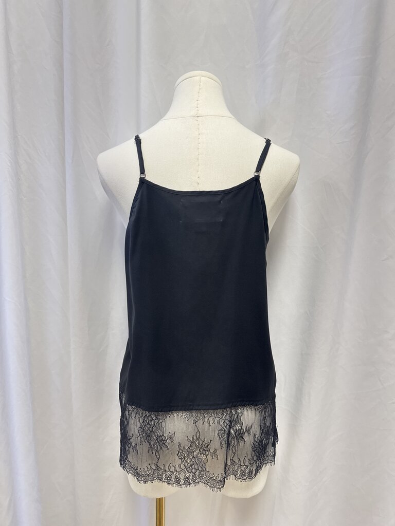 Brochu Walker Black Lace Trim Tank