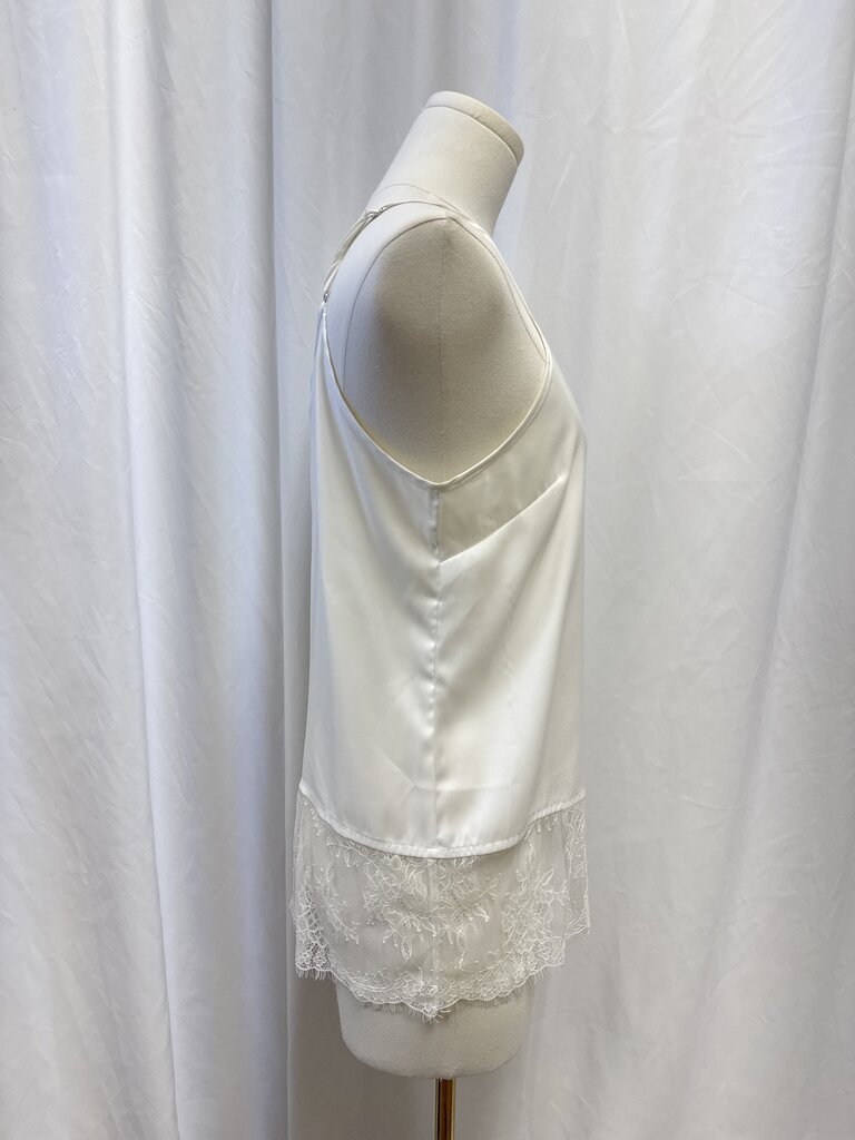 Brochu Walker Ivory Lace Trim Tank
