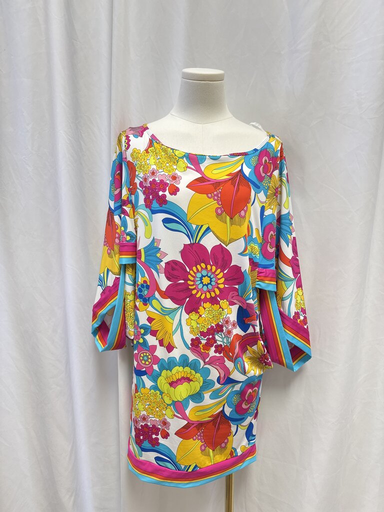Trina Turk Multi Floral Tunic NWT