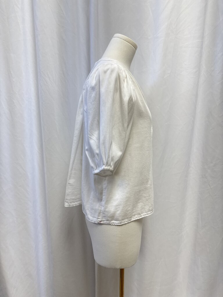Xirena White Puff Sleeve Top