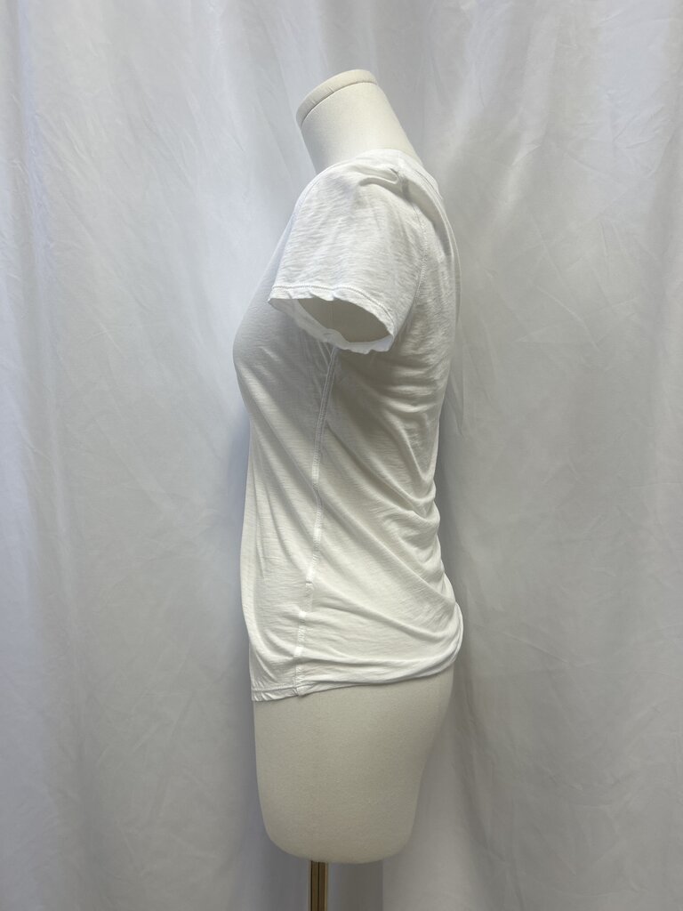 James Perse White Tissue V-Neck Tee