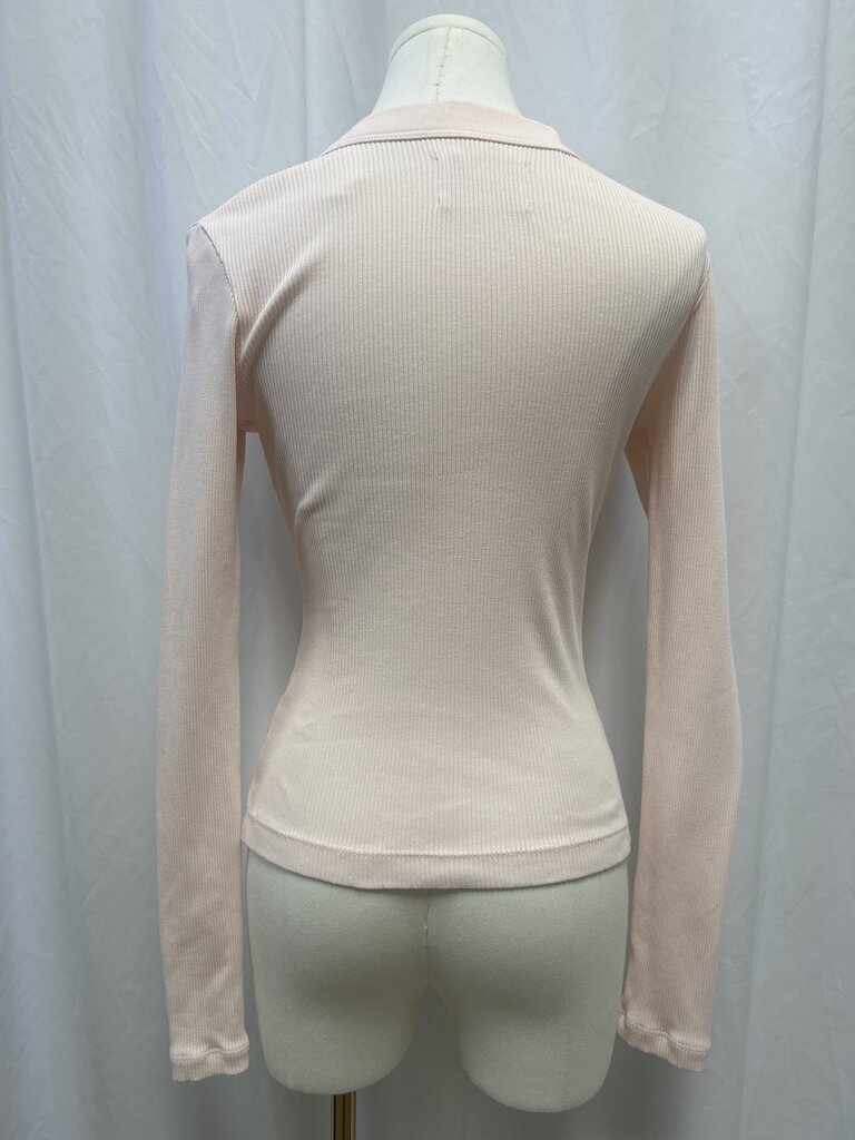 Citizens of Humanity Soft Pink Ribbed Tee
