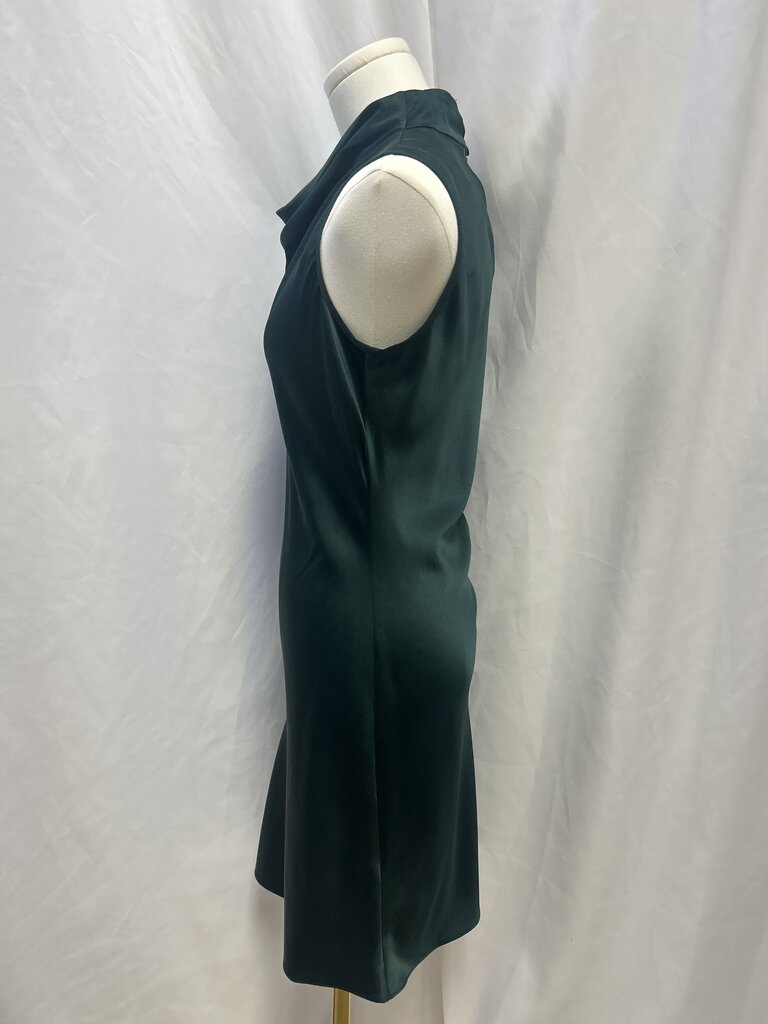Veronica Beard Emerald Green Satin Dress