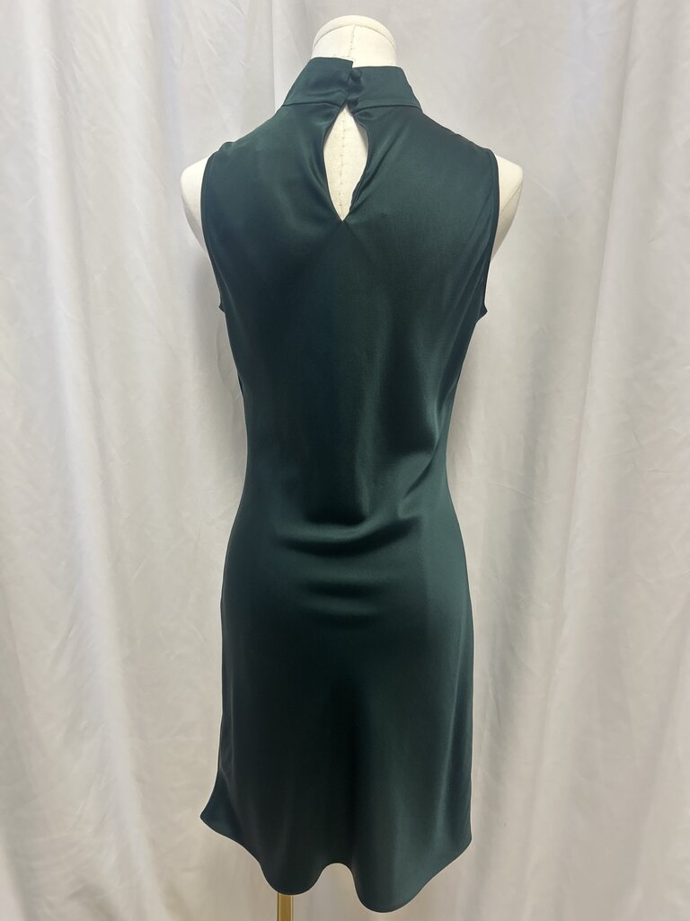 Veronica Beard Emerald Green Satin Dress