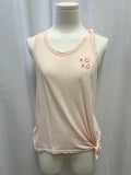 Sundry Pink Tie Tank