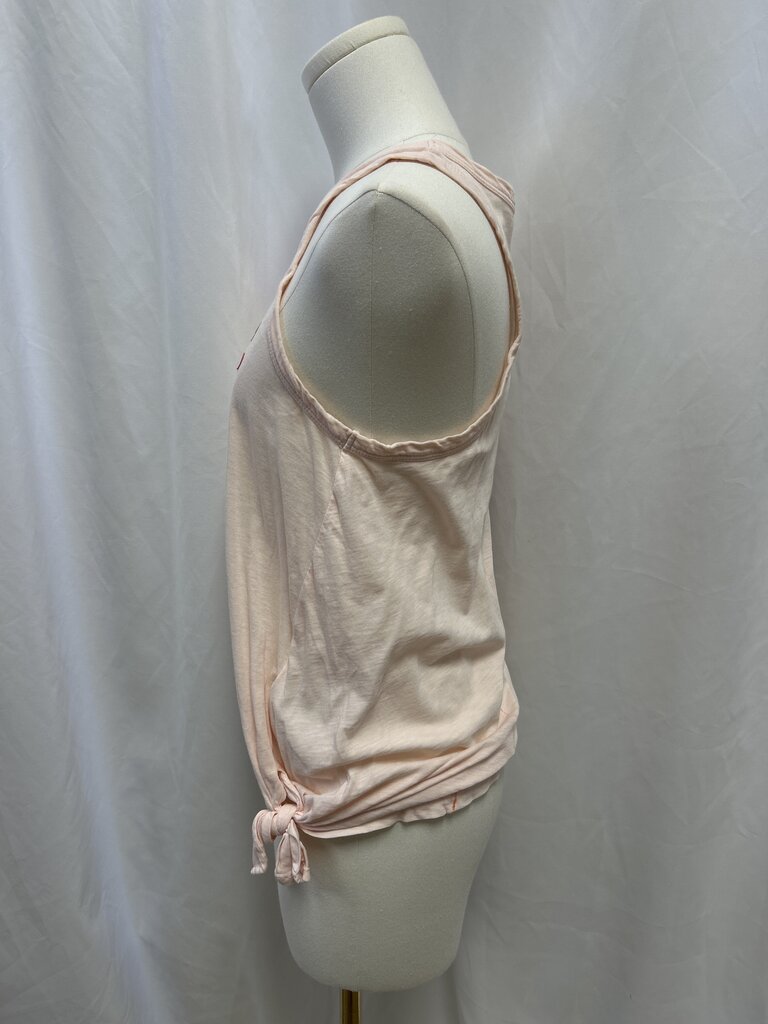 Sundry Pink Tie Tank