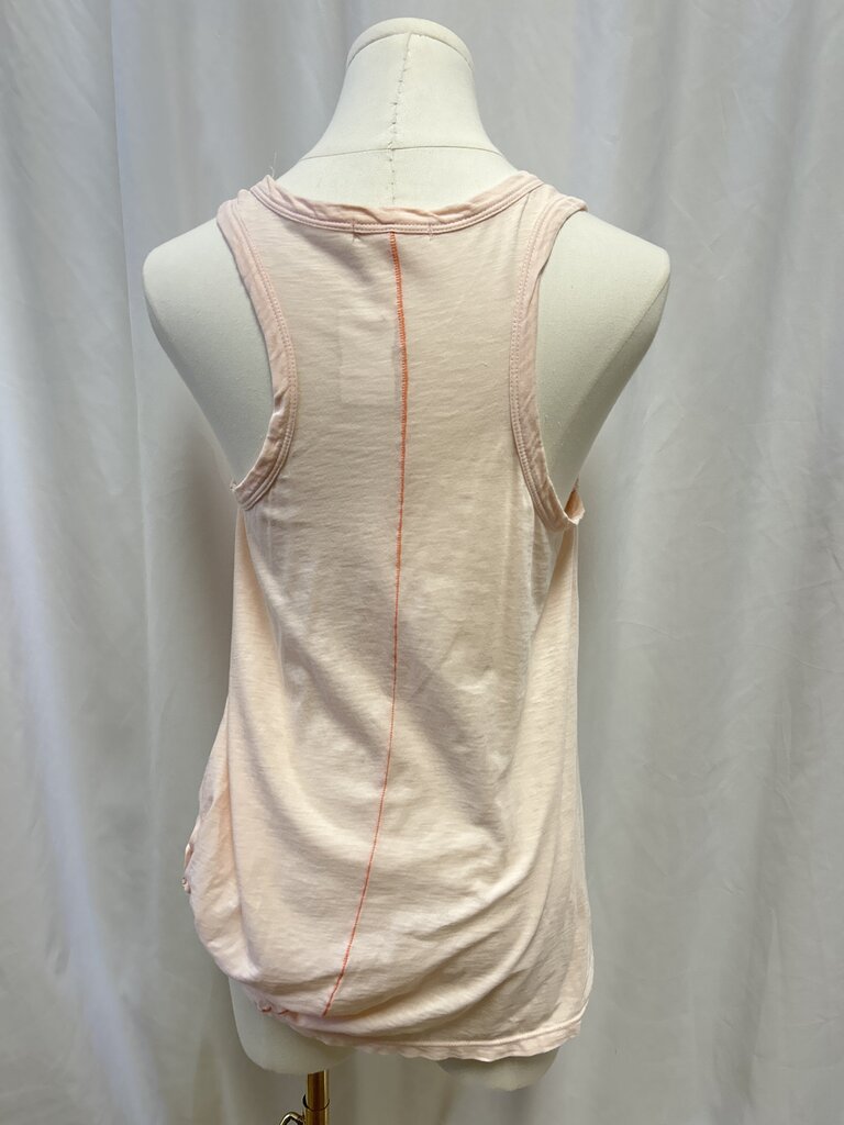Sundry Pink Tie Tank