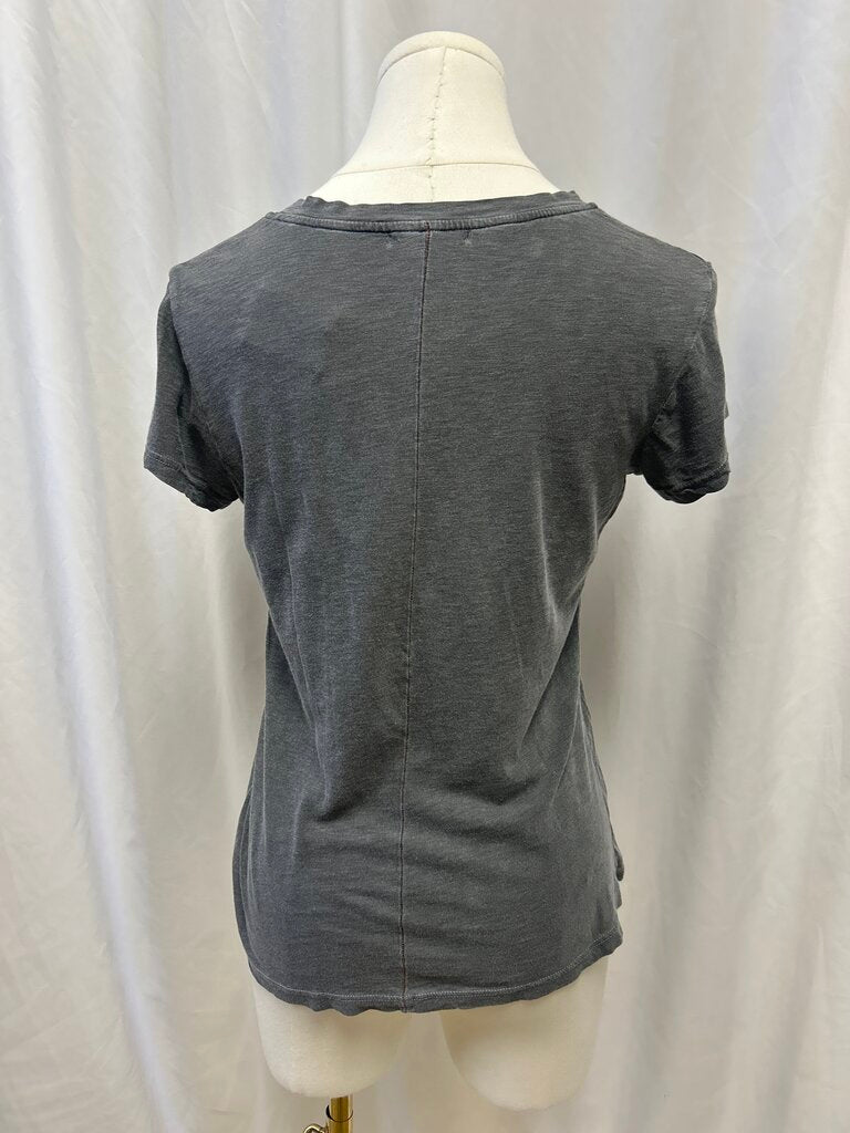 Sundry Grey Hearts and Lips Tee