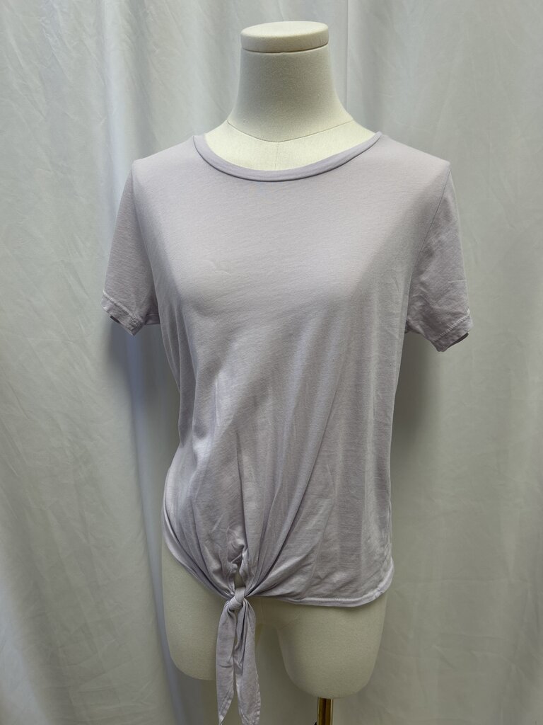 Sundry Lilac Tie Tee