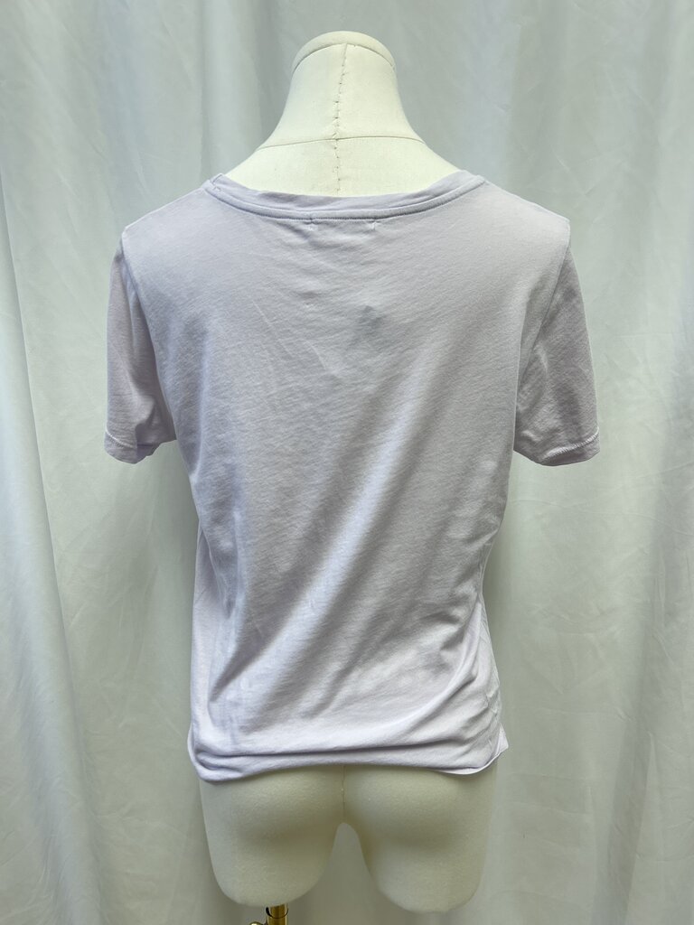 Sundry Lilac Tie Tee