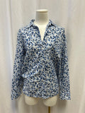 Frank & Eileen Blue Floral Button Up