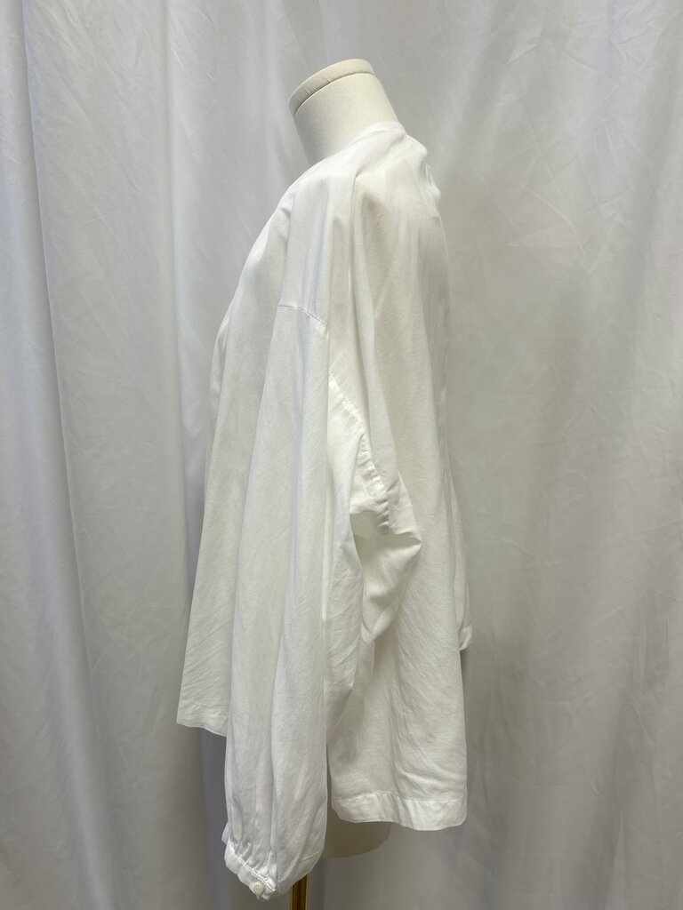 Doen Long Sleeve Cotton Blend Blouse