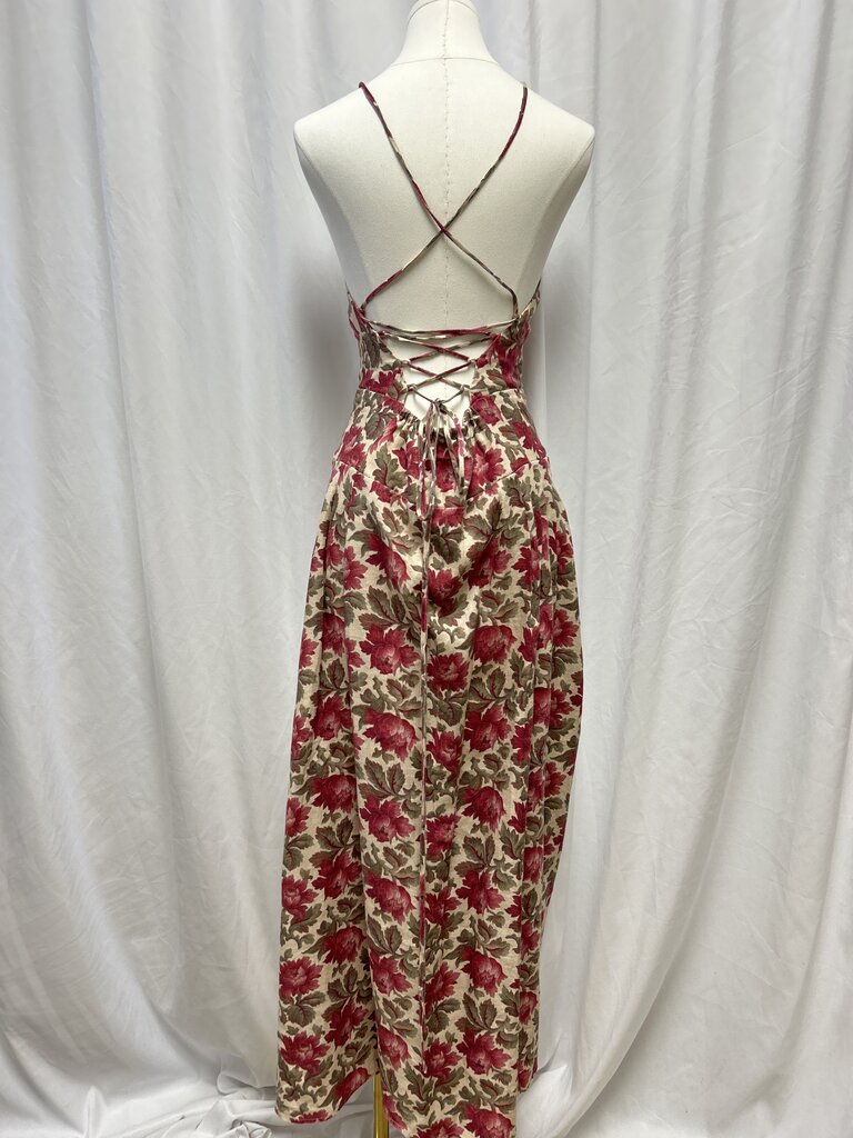 Posse Floral Tapestry Lace Up Dress