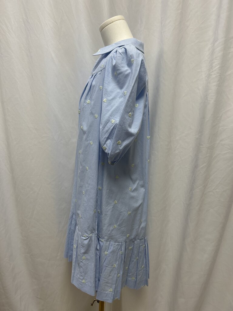 Maje Blue Heart Mini Dress