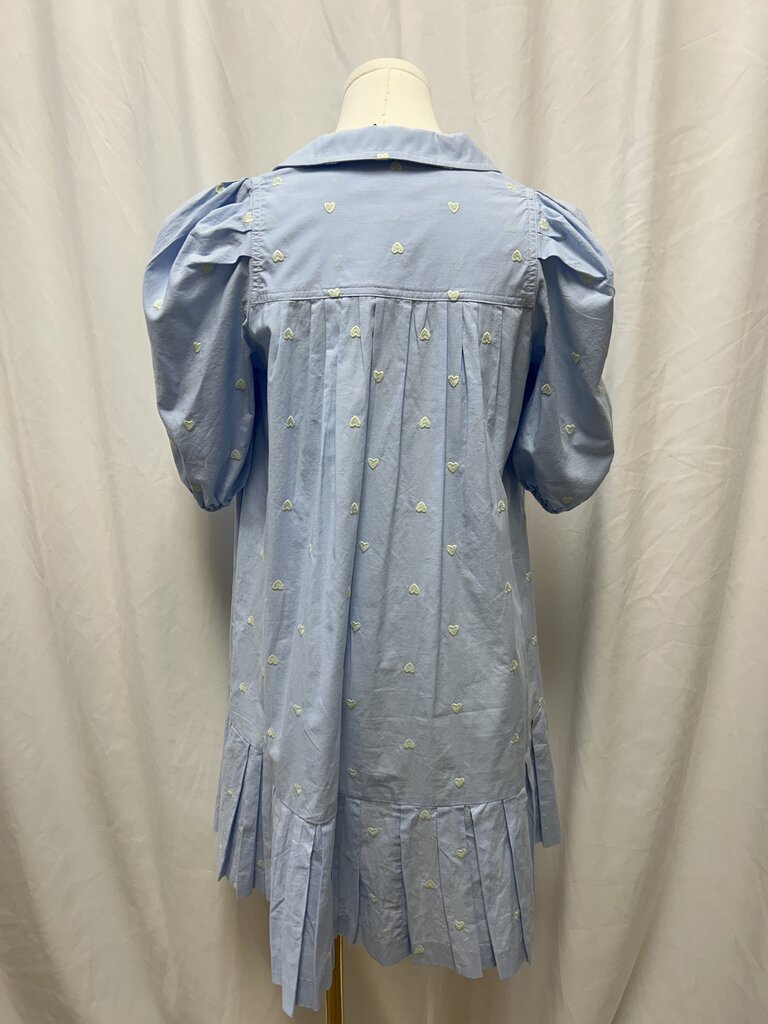 Maje Blue Heart Mini Dress