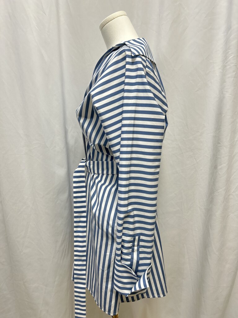 TWP Blue/White Striped Dress