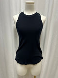 LNA Black Ribbed Tank